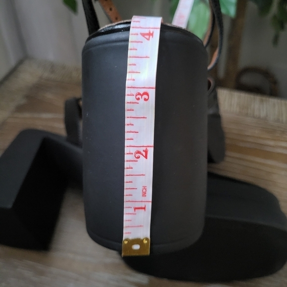 NWT Leather Double Stack Platform Mary Jane Pump - Picture 7 of 12